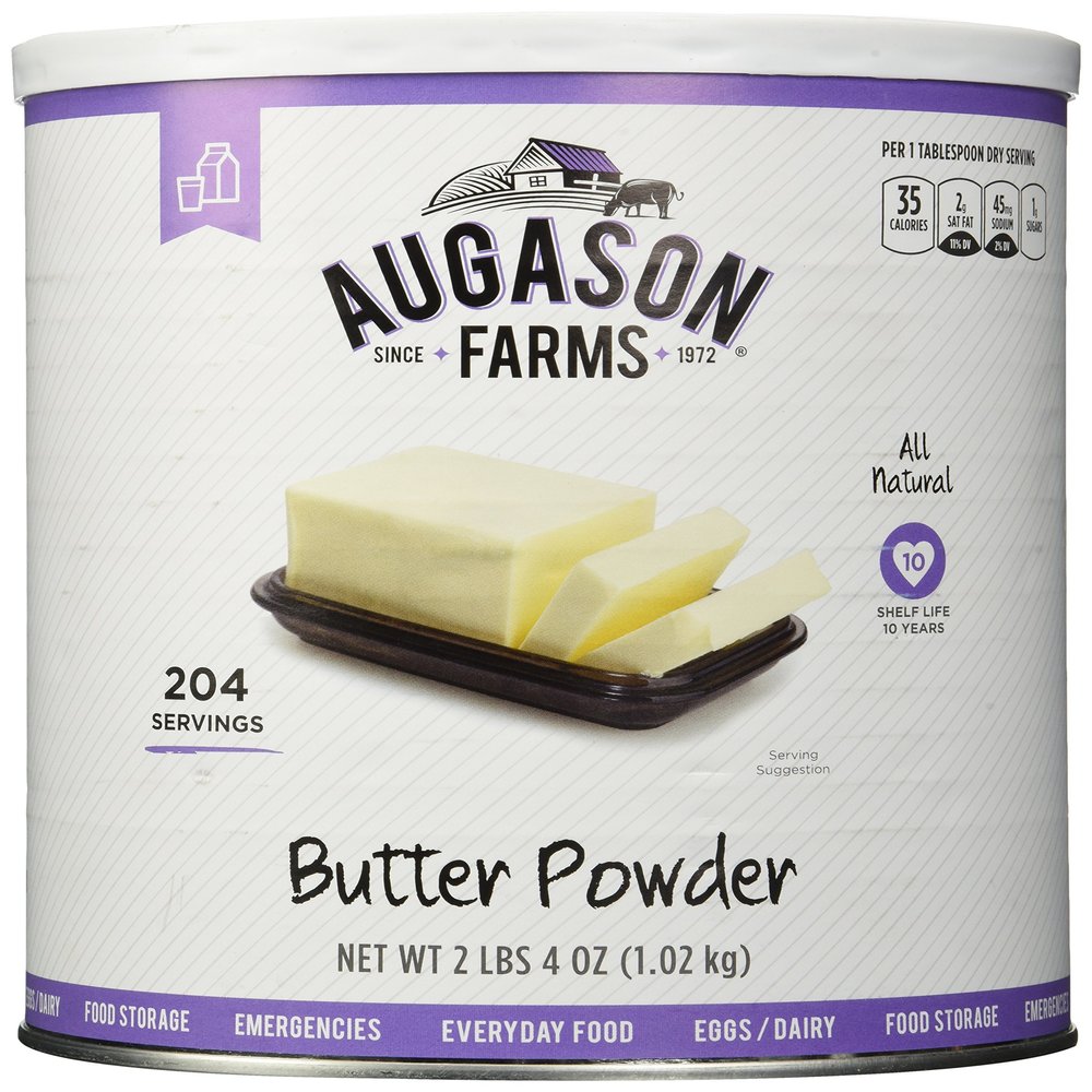 Augason Farms Butter Powder 36 oz #10 Can