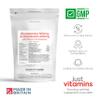Glucosamine and Chondroitin High Strength 500mg/400mg | Joint Health & Collagen Formation Support | with Vitamin C + Manganese | 90 Tablets | UK Made - Just Vitamins view 2