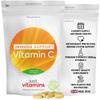 Vitamin C 1000mg | 90 Vegan Timed Release Tablets | High Strength Immune Support | Antioxidant Protection | Collagen Formation | Energy & Skin Health | Non-GMO | UK Made - Just Vitamins view 1