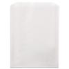 Bagcraft Papercon 300422 Grease Resistant Single Serve Sandwich Bag, 8" Length x 6-1/2" Width x 1" Height, PB25 White (Case of 2000) view 2