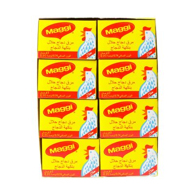 Maggi Halal Chicken Flavored Bouillon 24 X 21g (504g)