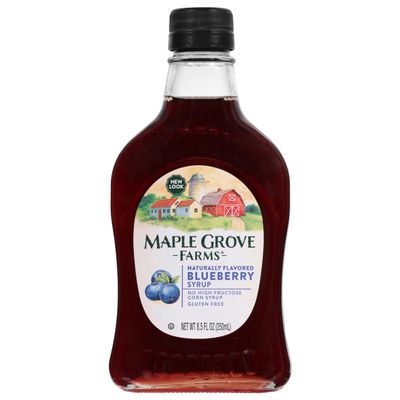 Maple Grove Farms Blueberry Syrup, 8.5 oz