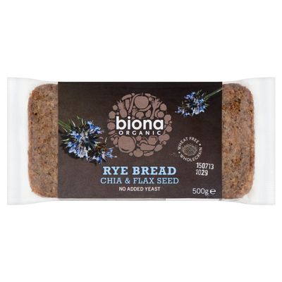 Biona Organic Rye Bread with Chia & Flaxseeds
