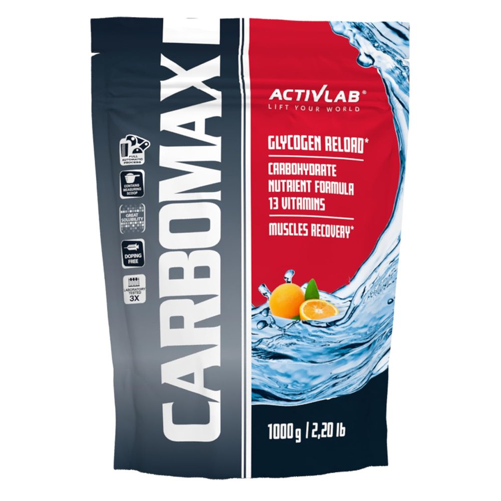 Activlab 1000 g Orange Carbomax Carbohydrate Supplements