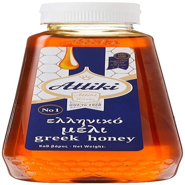 Attiki Greek Honey  270 g Jar  Premium Pure Greek Honey from Wildflowers & Thyme, Natural Sweetener for Breakfast, Desserts & Tea