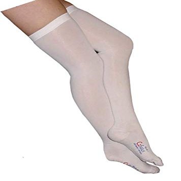 CzSalus Anti-thrombo 7/8 Support stocking K1 - Tg. 5 White
