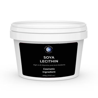 Mystic Moments | SOYA Lecithin | Natural Emollient for Skincare & Haircare | High in B Vitamins & Antioxidants | Softening & Moisturising for Dry Skin | Ideal for Creams, Lotions & Shampoos | 500g