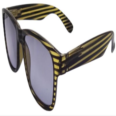 4 PAIRS NEW TINTED READING GLASSES BLACK & YELLOW STRIPED FRAMES +2.5 +2.50 R4804
