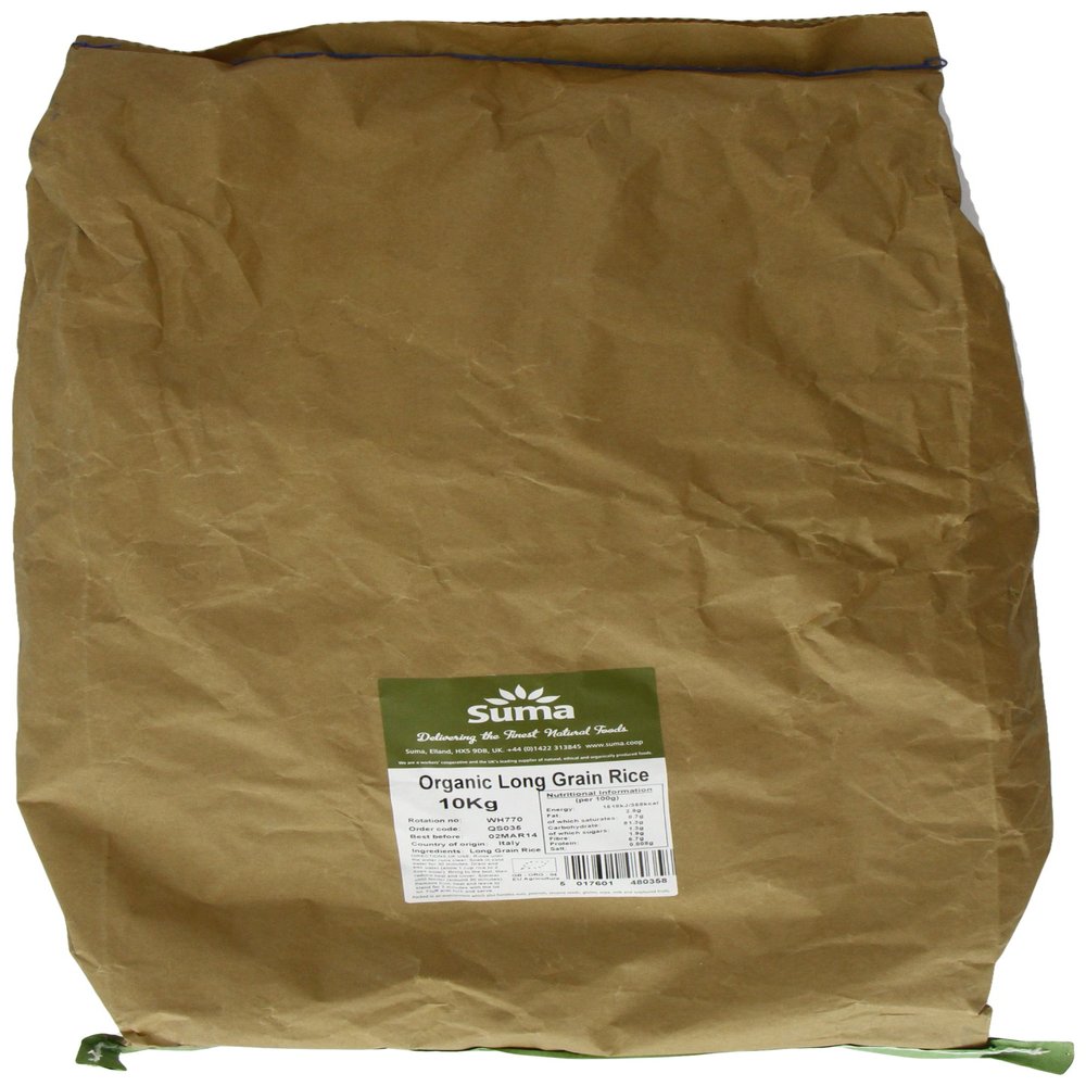 Suma Bagged Down Longg rain Rice Brown 10 Kg