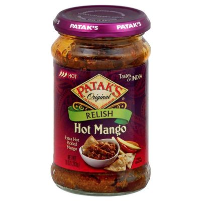 Pataks Hot Mango Pickle 283 g (Pack of 6)
