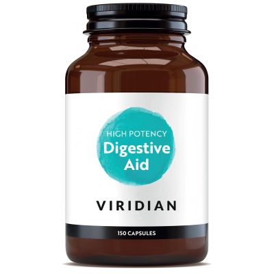 Viridian - High Potency Digestive Aid, 150 Caps | Broad-Spectrum Enzymes with Betaine HCl, Ginger & Peppermint | Gut Health & Nutrient Absorption | Vegan & Kosher | Nutritionist Formulated