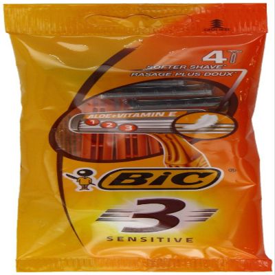 Bic 3 Sensitive 4 Razors