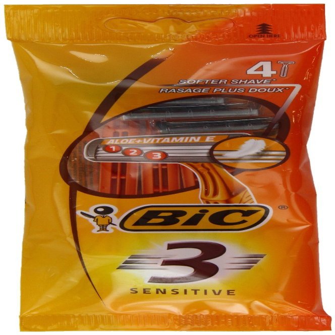 Bic 3 Sensitive 4 Razors