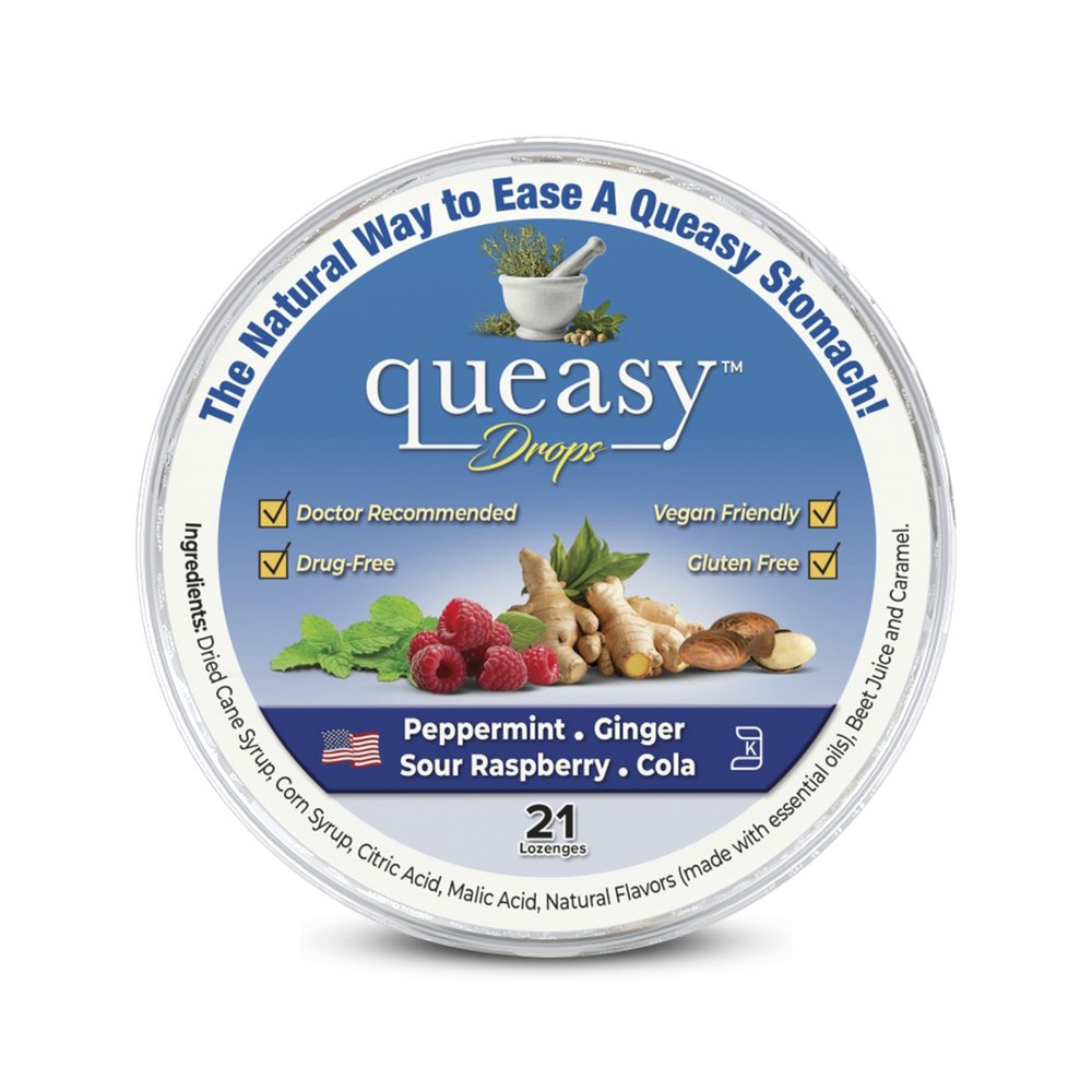 Three Lollies SF24262 Queasy Drop for Nausea Relief, Assorted, 21 Count