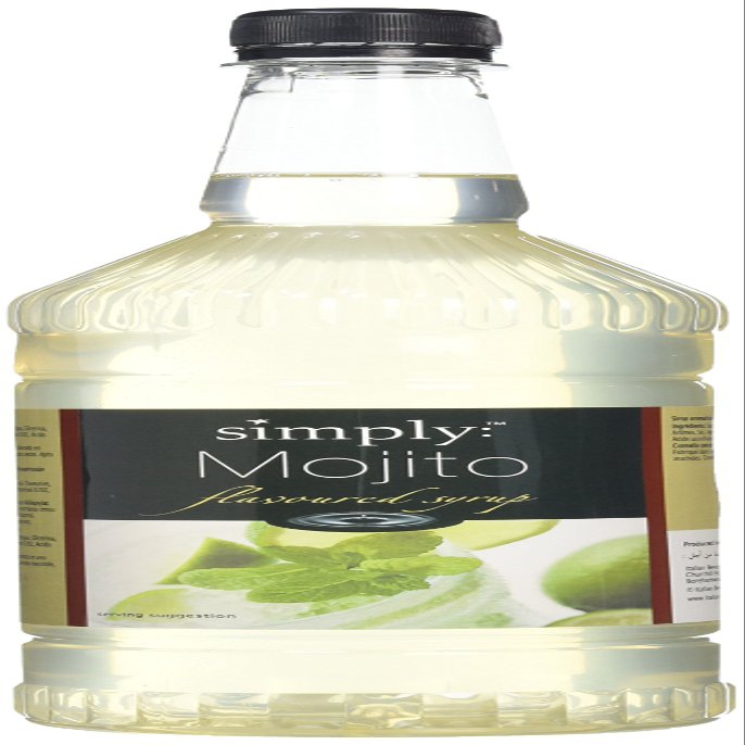 Simply Mojito Syrup, Vegan & Nut Free Flavoured Syrup for Coffee, Cocktails & Baking (1 Litre)