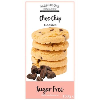 Farmhouse Biscuits Sugar Free Choc Chip Biscuits 150 g