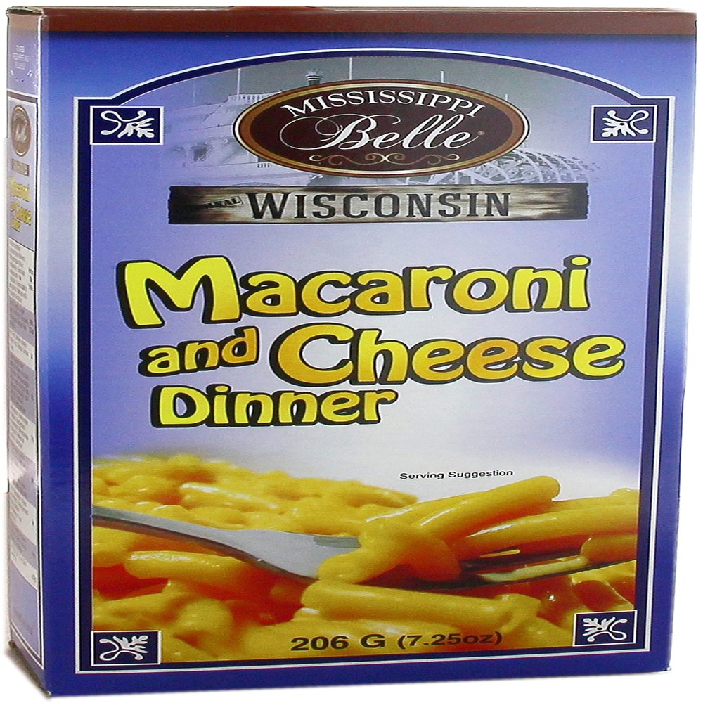 MISSISSIPPI BELLE Macaroni/Cheese 205g - Pack of 8