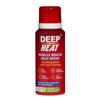 Deep Heat Muscle Rescue Heat Spray, Fast Acting, Soothing Relief, 72.5 ml (Pack of 1)