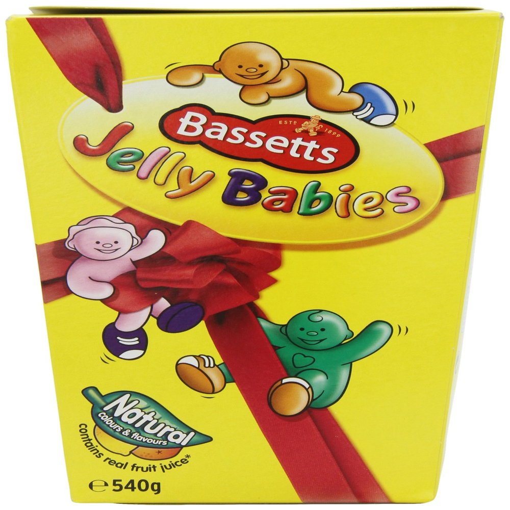 Bassetts Jelly Babies Carton 540 g (Pack of 3)