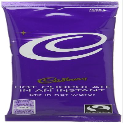 Cadbury Instant Hot Chocolate Stick Pack, 28g (Pack of 30)