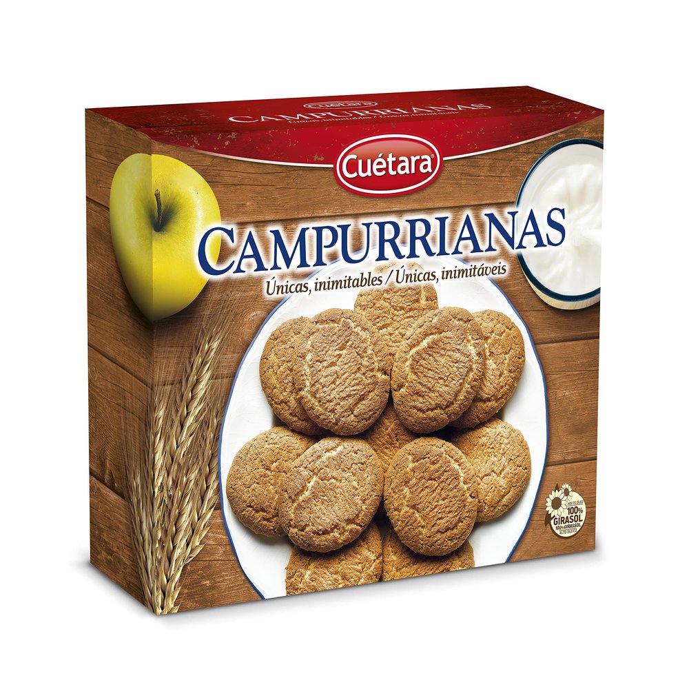 Spanish Galletas Cuetara Campurriana Tea Cookies Biscuits