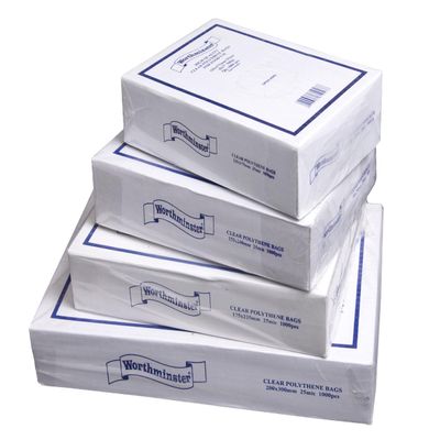 Bag It Plastics Polythene Food Grade Storage Bags | 5" x 7" / 125mm x 175mm | Box of 1000 | Polythene Bags Suitable for Sandwiches, Freezers Fruit and Food Storage - Clear