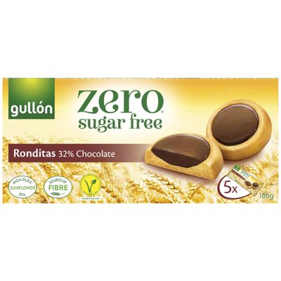 Galletas Gulln Diet Nature Ronditas Con Chocolate y Sin Azcares 186gr
