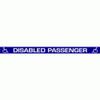 Large Disabled Passenger - Car Sticker 39 view 1