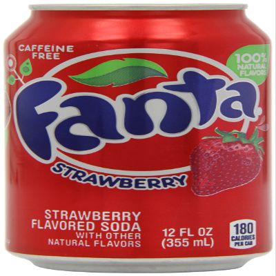 Fanta Strawberry Soda 355 ml (Pack of 6)