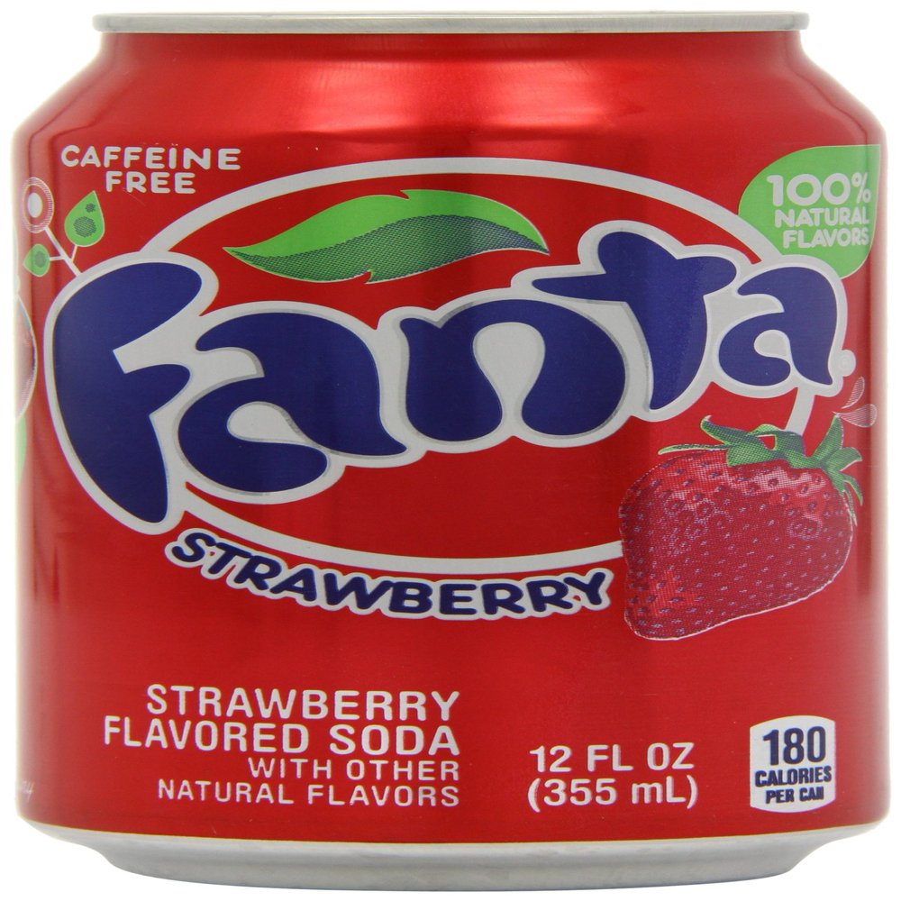 Fanta Strawberry Soda 355 ml (Pack of 6)