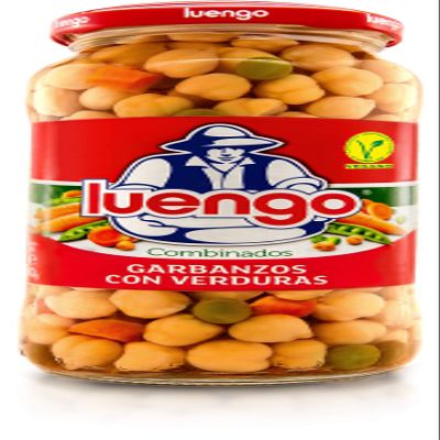 Luengo Precooked Chickpeas with Vegetables 570 g