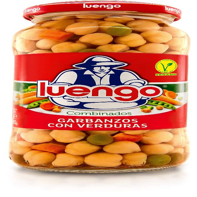 Luengo Precooked Chickpeas with Vegetables 570 g