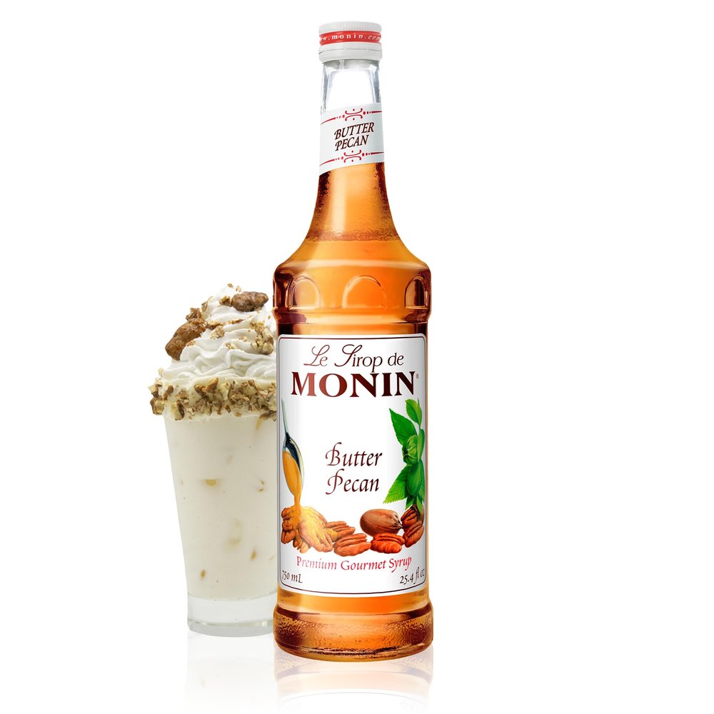 Monin Salted Caramel Syrup, 750 ml Glass Bottle Salted Caramel