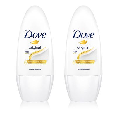 Dove original roll-on - 50ml - pack of 2