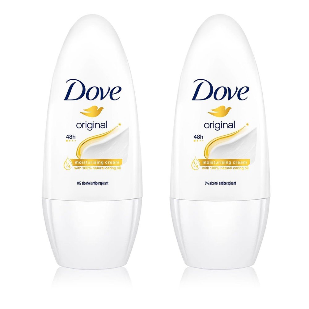 Dove original roll-on - 50ml - pack of 2