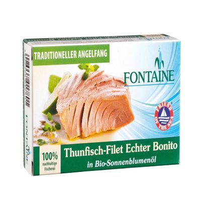 Fontaine Tuna Skipjack naturell 120g tinned fish, 3-pack (3 x 120 g)