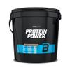 BioTechUSA Protein Power | High Protein, Sugar-Free, Lactose-Free, Gluten-Free | Added Creatine, 4 kg, Strawberry-Banana view 1