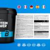 BioTechUSA Protein Power | High Protein, Sugar-Free, Lactose-Free, Gluten-Free | Added Creatine, 4 kg, Strawberry-Banana view 4