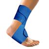 2 x Blue Neoprene Adjustable Ankle Supports view 2