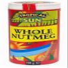 Tropical Sun Whole Nutmeg - Whole Spice Pods for Baking, Custards, Sauces andVegetables - Use with Grater for Fresh Ground Flavour - 100g view 1