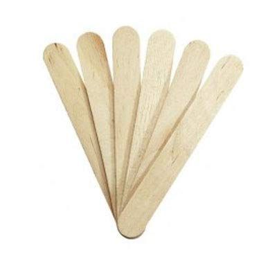 100 Wooden Waxing Wax Disposable Spatulas Sticks