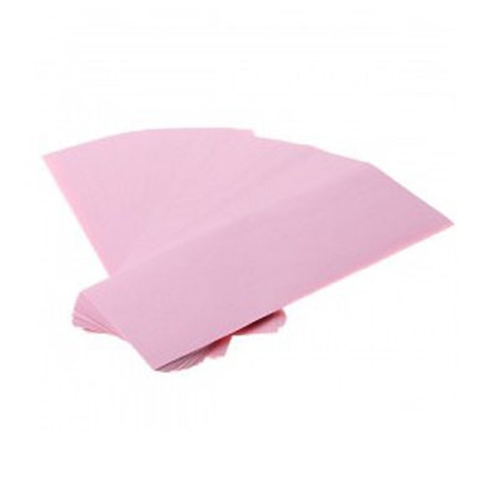 100 PINK Paper Waxing Strips