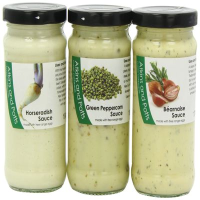 Atkins and Potts Meat Lovers Set of 3 Sauces