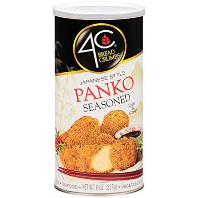 4C BREADCRUMBS Japanese Style Panko Seasoned 227g TUB