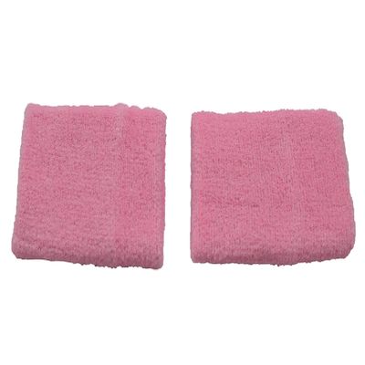 2 x Pink Wrist Sweatbands