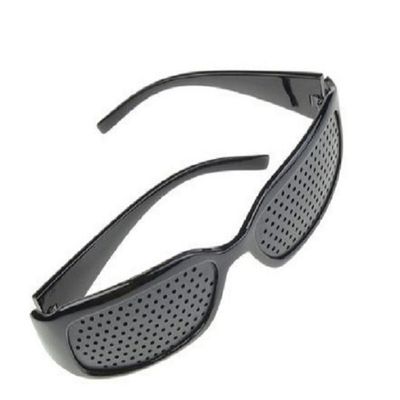 4sold Black Eyesight Improvement Vision Care Exercise Eyewear Glasses Black