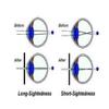4sold Black Eyesight Improvement Vision Care Exercise Eyewear Glasses Black view 2