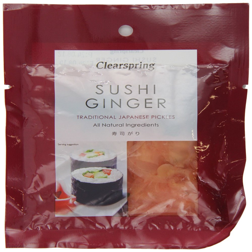 Clearspring Organic Sushi Ginger 50 g (Pack of 5)