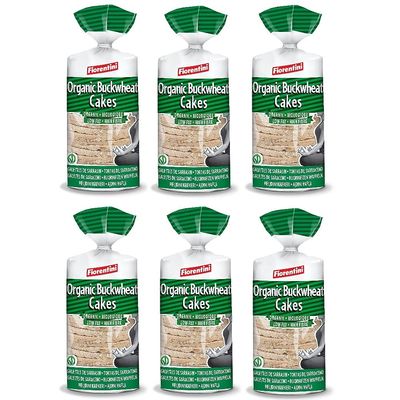 Fiorentini Organic Buckwheat Cakes 100 g (Pack of 6)