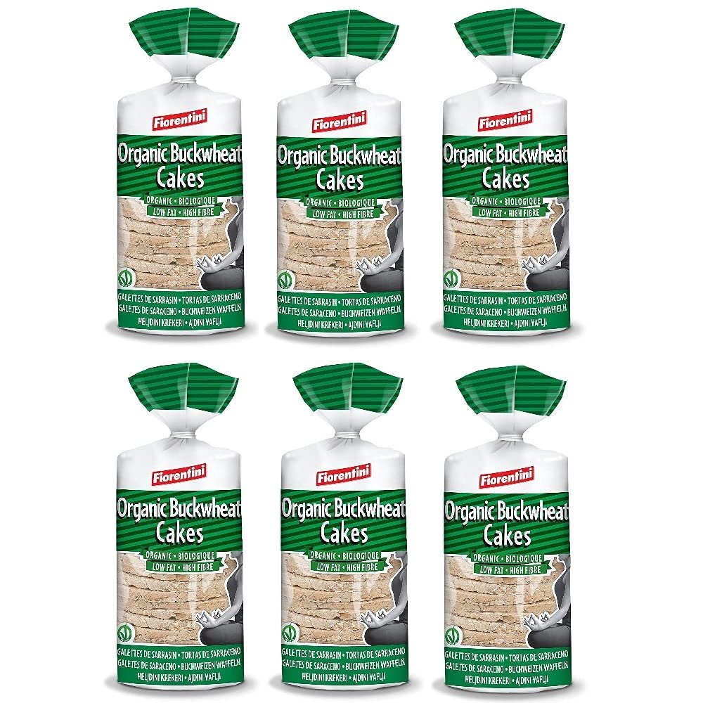 Fiorentini Organic Buckwheat Cakes 100 g (Pack of 6)
